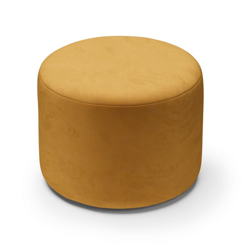 Пуф круглый ultra mustard